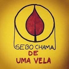 sebo chama de uma vela